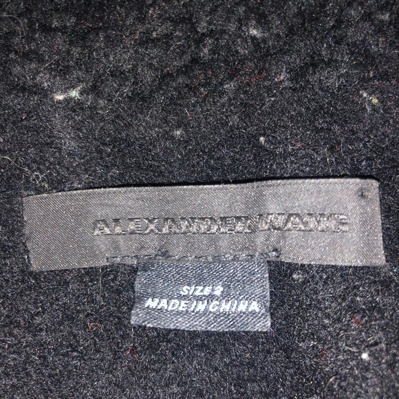 Alexander Wang Wool Button Collar Coat - Picture 8 of 9